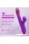Vibro*mass*eur clit*oris a*vec t*élécommande,?è?f Vîbrant ?ans ?il pour ?è??e Silicone 10 modes Vibrations Vîbromàsséur Femme