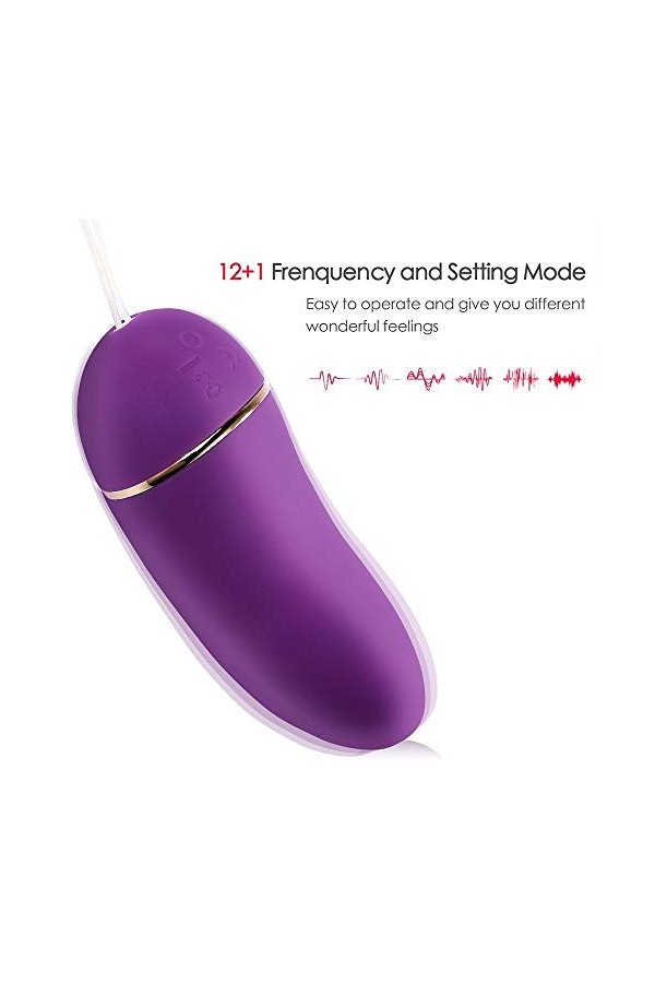 Vibromasseurs Feminin Clitoridien à Distance Point G Sex Toýs Femme avec 10 Modes Oeuf Vibrant Femme Sans Fil Telecommande S