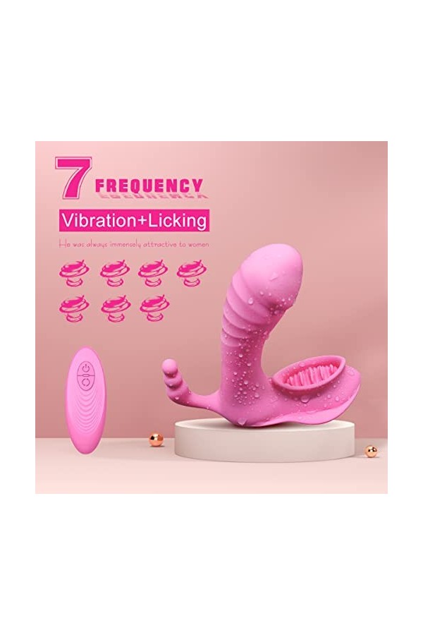 Sexes Toyes Femme Vibrant Vịbro-masseur Clitoridien Couple,Vibro masseur Feminin Silencieux avec Telecomhommesde,Vibromasseur