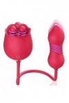 Point G Stimulateur Langue Vìbrante pour Femme Vìbr?-masseur clitoridien Suceur Stimulateur Point g et Sein Puissant Silencie