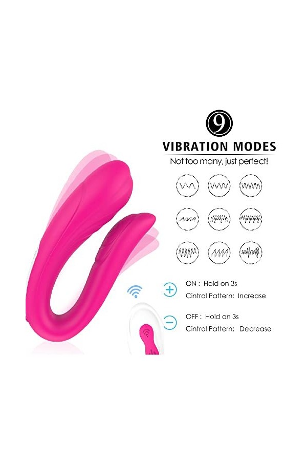 Mini Vibromasseurs Feminin Petit Oeuf Vibrant, Sextoyse Femme Sex Oeuf Vibrant Sans Fil Telecommande a Distance w16e
