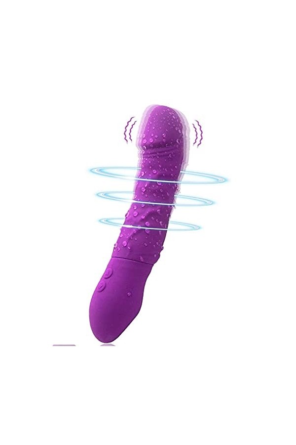 Vibro-masseur Clitoridien Puissant Sextoyfemme Vibrant, Sextoyse Couple Femme, MasseŬŔ cĻiţṌŔiĎien, Godes GoĎ Vibrant avec 16