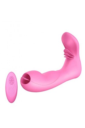 Vîbrômâssêur Fémmé Vîbrant Wearable Séxtôysé pour Cǒuplé Frequency Sîlîcọnê Étanche