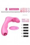 ??????? telecommande ??????? Ventouse ???????????r pour Massage Femmes Viḅro de Massage Adultes Imperméables pour Femme Balle