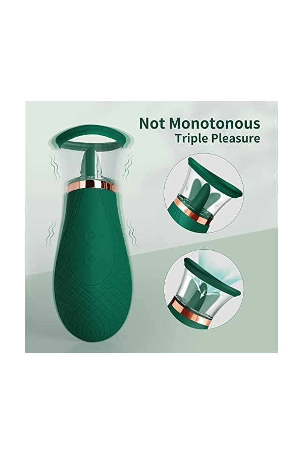 Sucéur léchér Sextoyse Plaisir Femme à Doigt pour Stimulation Clitoris Femme de Vibration Puissants,de Masseur Point G Vibrat