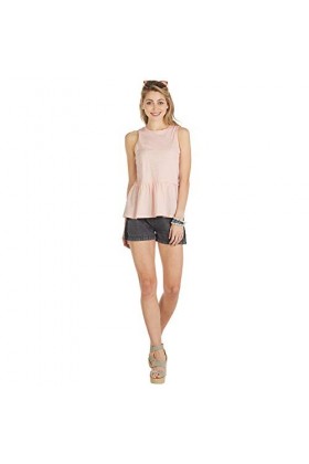 Mud Pie Peplum Tank Blush