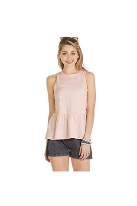 Mud Pie Peplum Tank Blush