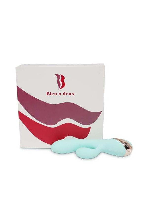 Bien à deux Fougueux - Vibromasseur gonflable, jouet vaginal rechargeable USB | Sextoy étanche et respectueux des peaux sensi