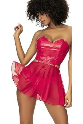 Mapalé by Espiral Ensemble 2 pièces 2741 pour femme, Rouge mouillé, S