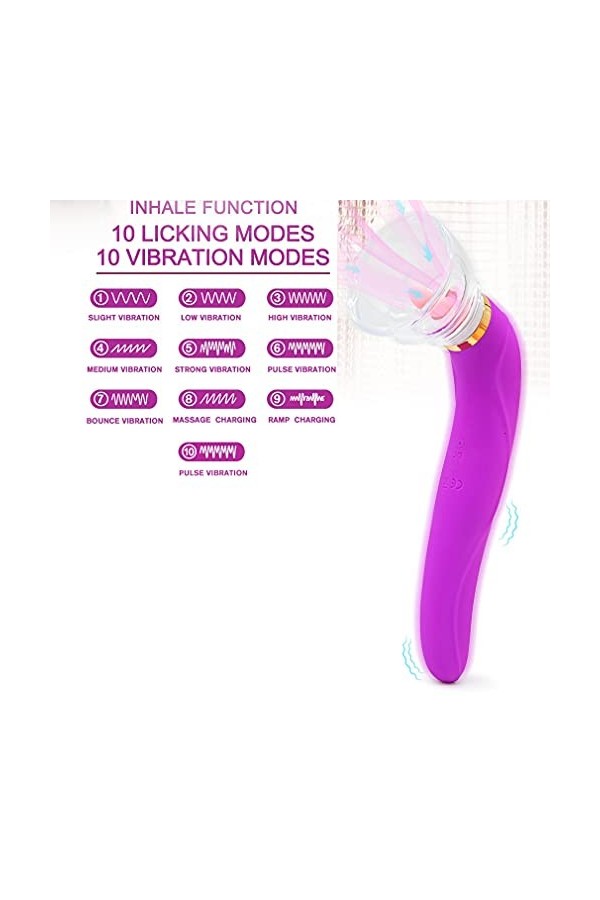 God Vibrant Femme Sex-toyse Vibro-masseur clitoriđien Godes GoĎ Femme Vibrant p-Ṍ-inţ ğ Aspiration Couple Plaisir sexes Toyes
