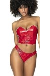 Mapalé by Espiral Ensemble 2 pièces 2741 pour femme, Rouge mouillé, L