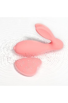 Mini vibrateur Vibromasseur Clitoridien pour Femme avec œuf Vibrant pour Stimulation Anale Couple avec 10 Modes de Vibra j20e