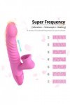 Vibromasseurs Femme Sex Toýs, Sextoyse Realiste Gode Vibromasseurs Feminin Clitoridien Stimulateur Point G d16e