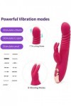 Langue Vibrant pour Femme Clitoridien Suceur Aspirateur Vibreur Lecheur Point Ǵ̣ Double Tete Stimulateur Masseur,godes adult