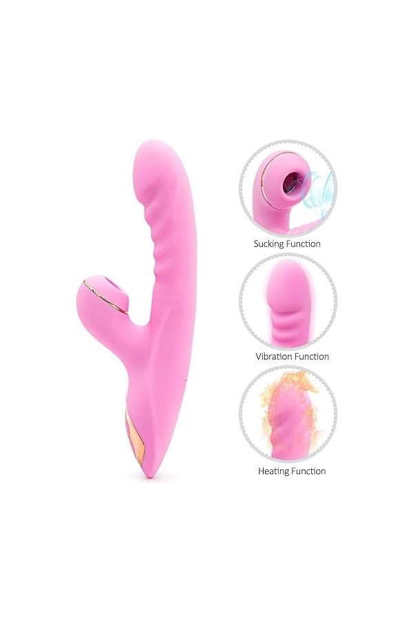 Rose Vibrateur Femme Puissant Modes de Vibration Vibromasseür Femme Clitoridien Süceur Point Ġ, Sextoys-e Femme Ṿib-r-an-t, P