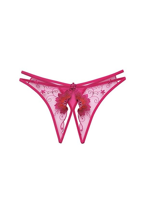 ZYDIP 2 Morceaux de fichier Open Sexy Femmes sous-vêtements Broderie Lingerie érotique for Femmes sous-vêtements Sexe Color 