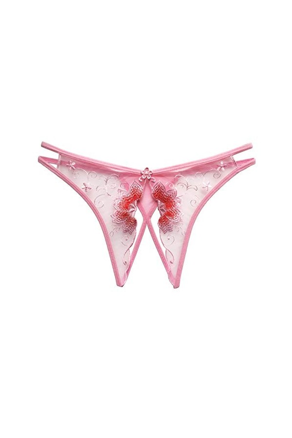 ZYDIP 2 Morceaux de fichier Open Sexy Femmes sous-vêtements Broderie Lingerie érotique for Femmes sous-vêtements Sexe Color 