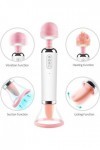 3 EN 1 Vibromasseur Point G Rabbit Vibromasseurs Feminin Clitoridien 7 Modes de Vibration 7 Modes de Pulsations, Silicone Éta