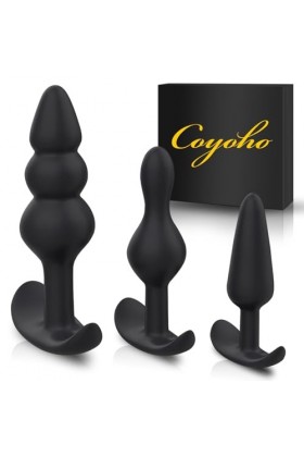 3PCS Plṹg Ànậl Silicone Šëx Tóýș Ànậls Plṹg Ánùs Fěmme Débṹtántě Plṹg Ànậls Gôdě Fěmme Šěẋ Tóýș Fěmme Hømmě Bṹtt Plṹg Hømmě