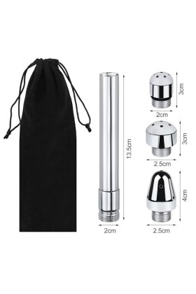 Buse de douche avec système de nettoyage à 7 trous pour le nettoyage du côlon pour homme et femme avec 3 pommeaux de douche e