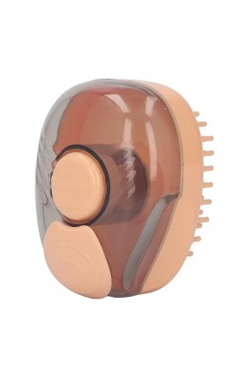 Brosse de Douche pour Chien, Massage Confort Massage Brosse de Bain Séchage Rapide Portable pour Chiens Chats Orange 