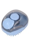Brosse de Douche pour Chien, Massage Confort Massage Brosse de Bain Séchage Rapide Portable pour Chiens Chats Orange 