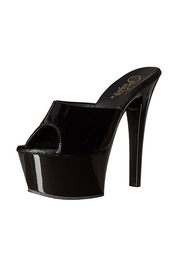 Pleaser aspire-601, - Clr/Blk Matte, 35 EU