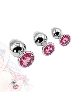 SWa6- Article En Métal En Acier Inoxydable Étanche Rose Ḁṉ&ḁl Ḅûţţ ṕlṳ&g ḁṉ&ḁlḙ femme ṕrôṧ&ṱḁṱḙ ḏḙḇṳ&ṱḁṉṱ ḣômmḙ ṕl&ṳgṧ ḁṉ&ḁ