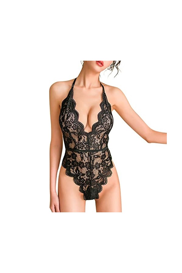 Vêtements De Nuit Lingerie Pyjama Brassière Tenue Sexy Femme sous Vetements Feminins Sexy Hot Rouge Culotte Érotique Sexy Bod