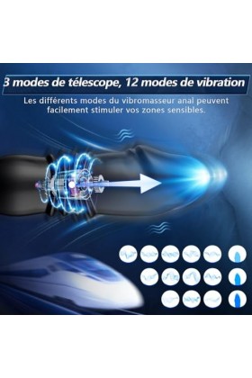 Plúg Anàlé Homme Próstaté Vîbrant Homme Próstaté Mãssěūr Śểẍ ţöyṧpőur pőur Homme Anàlé Plúg Acier Inoxydable ànuș Sêxtøýes Pl