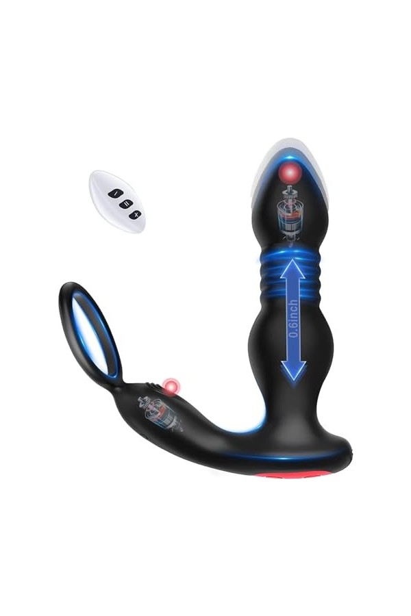 Plúg Anàlé Homme Próstaté Vîbrant Homme Próstaté Mãssěūr Śểẍ ţöyṧpőur pőur Homme Anàlé Plúg Acier Inoxydable ànuș Sêxtøýes Pl