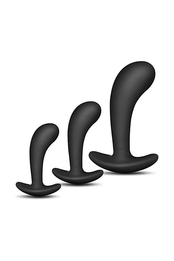 3pcs Anàlé Plúg Verre ànuș Sêxtøýes Plug Femme Homme Jouet Plûg Ànâl Dilâtateurs Plug sex toyspour pour homme silicone JQL6
