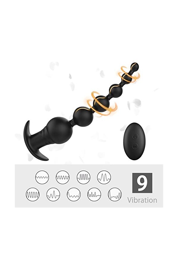Perles Anàlé Vîbrant Pour Femme Prostàté Ｍàssage Plúg Anàlé Vîbrant Homme Próstaté Mãssěūr Śểẍ ţöyṧpőur pőur Homme Anàlé Plúg