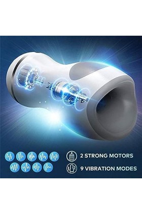 Fe sex toys,Lifelike Stroker Electric Blów-Job Men Deep Thróat Oral Vibráting Masturbator Cup Póckèt Pūssey Vibáting Aircraft