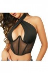 Poocen Soutien-gorge de harnais sexy, A, taille unique