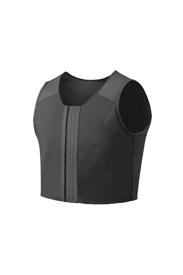 Idtswch Soutien-gorge à fermeture éclair pour femme transgenre, nude-444, XXL