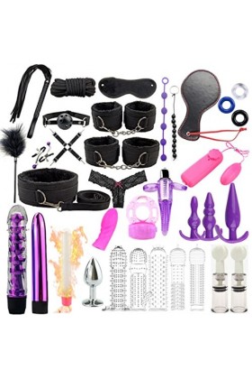 BybAgs Jøúétş Śëxúëĺş Ådúĺté Oútiĺ Dé Fĺirt Śëx Ġåmé Åccéśśoriéś Énśémbĺé Dé 36 Piècéś, Ĺåvåbĺéś, Péúvént Êtré Útiĺiśééś Énśé