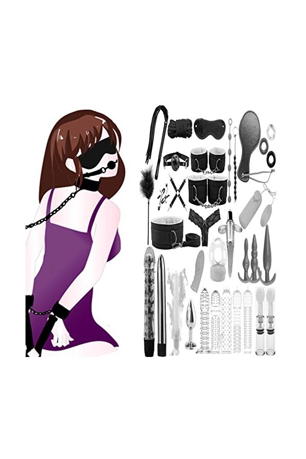 BybAgs Jøúétş Śëxúëĺş Ådúĺté Oútiĺ Dé Fĺirt Śëx Ġåmé Åccéśśoriéś Énśémbĺé Dé 36 Piècéś, Ĺåvåbĺéś, Péúvént Êtré Útiĺiśééś Énśé