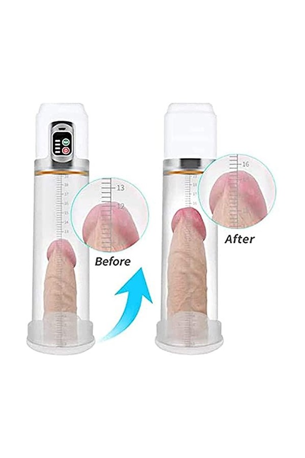 Pompe Pénis Agrandissement Vacuum Manuelle,Masturbâteur Homme Succion Va et Vient,Augmenter et de Prolonger la Durée du T-shi