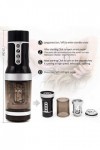 Masturbateur Masculin Automatique modes de vibration et fonction daspiration Masturbateur Mains Libre Bouche Suceuse Jouet S