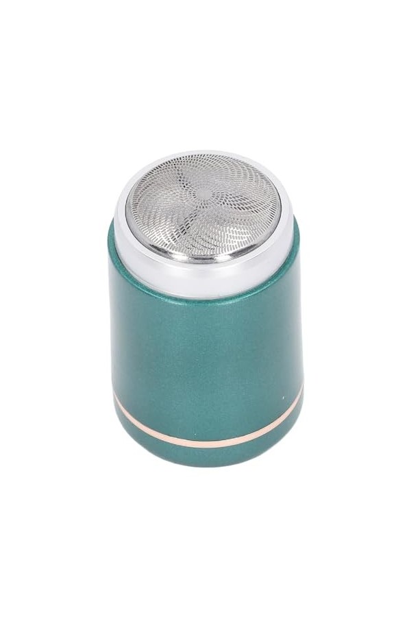 BROLEO Tondeuse à Barbe électrique ABS en Alliage daluminium, Mini Tondeuse à Barbe Portable 3W 6000 TR/Min, Chargeur USB, T