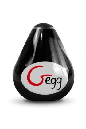 G-VIBE - OEUF MASTURBATEUR TEXTURÉ RÉUTILISABLE NOIR