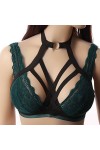 MAMOHSS - Harnais pour femme - Accessoires pour le corps - Élastique - Punk Gothique - Soutien-gorge - Blanc - Taille Unique