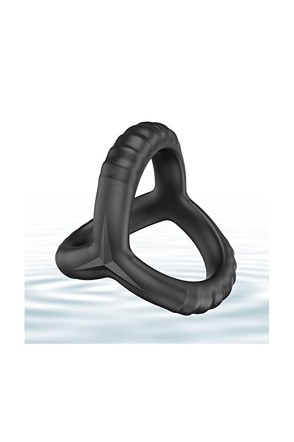 PěṇisṚiṇg Dïck Enlàrger Stronger Rings，Hypoallergenic Silicone Cadeaux pour les petits amis