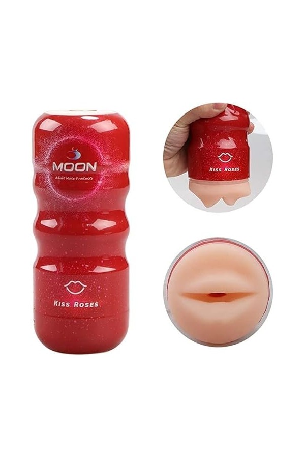 Sexes Toyes Cup Masturb Cup Masturbation Homme Doux Va Et Vient Succion ORale Masturbation Silicone Cup Masturbateur avec Ouv