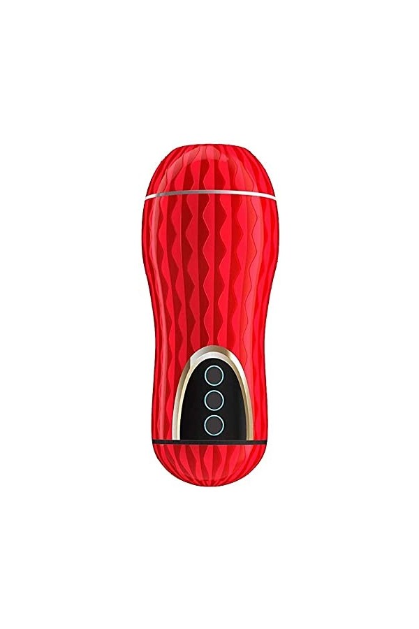 Mains Libres Manuel Cup Masturbation Jouets for Hommes, Homme Va Et Vient Chauffant suceur Simulation D5A