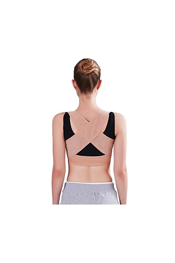 FILFEEL Correcteur de Posture de Soutien-gorge Body Shaper, Dos Dépaule Réglable, pour Femmes Soutien du Dos Soutien-gorge L