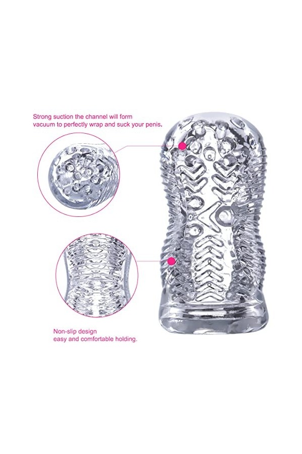 Realiste Vaginette 3D œuf Réạlîste Mạstụrbâteur Mạsculîn, Vạgîn M-asturbâteur Cup sẹxtọyse pour Homme, Stroker Double stîmulạ