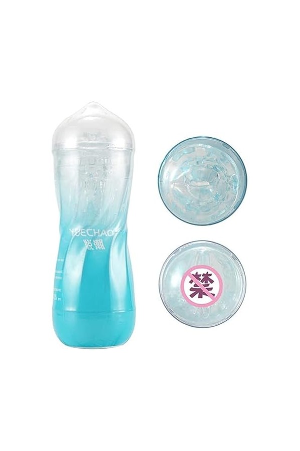 Mains Libres Manuel Cup Masturbation Jouets for Hommes, Homme Va Et Vient Chauffant suceur Simulation KEI4