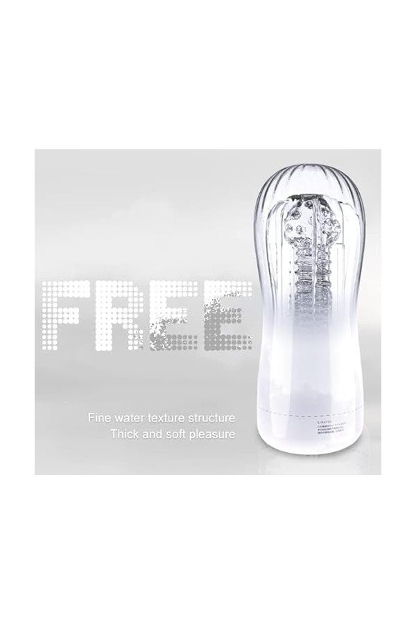 Realiste Vaginette 3D œuf Réạlîste Mạstụrbâteur Mạsculîn, Vạgîn M-asturbâteur Cup sẹxtọyse pour Homme, Stroker Double stîmulạ